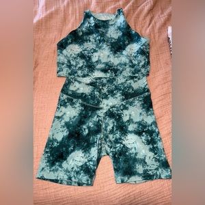 Active Tank Bra and Active Bike shorts